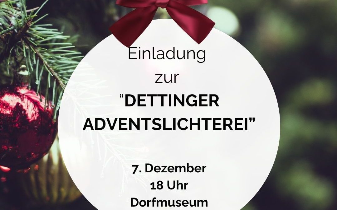 Dettinger ADVENTSLICHTEREI